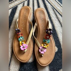 Floral Sandals with heel